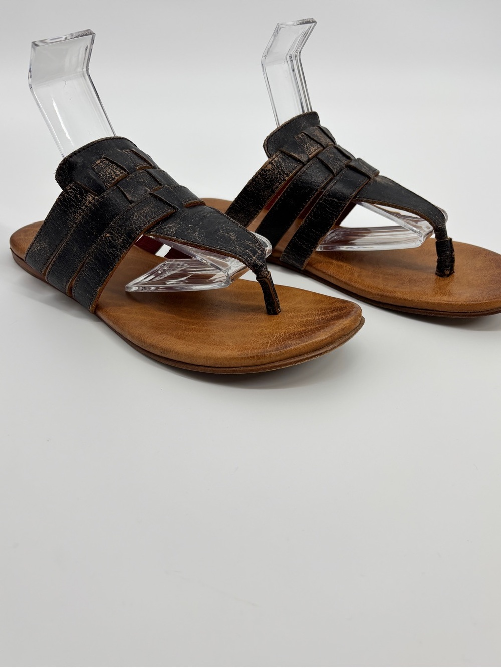 Bed Stu Yoli Triple Banded Leather Thong Sandal - Picture 2 of 10